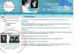 Imagem da Semana no site da LIRNNE