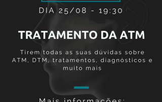Evento sobre diagnóstico e tratamento da ATM / DTM